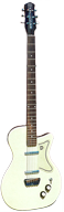 Ivory 6 String Bass 1957 Danelectro Ivory Vinyl Covered 6 String Bass Guitar
